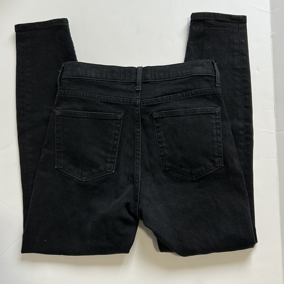 EVERLANE Black High Rise Skinny Ankle Jean Sz 27 - Picture 9 of 11